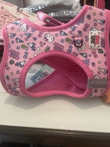 NEW Sassy Meow Small Hello Kitty Step In Cat Harness Pink! Dog Use Also! - Picture 1 of 6
