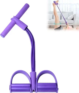 21 Bandas de Resistencia Fitness-4 Tubo Pedal Extractor de Tobillo, Bandas Elásticas Mejoradas para - Imagen 1 de 5