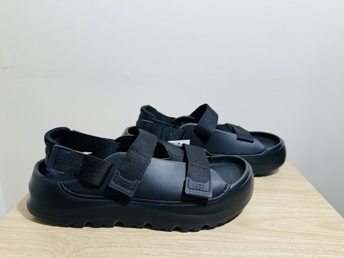 Scarpe sandali con cinturino Ugg Stratus nere nuove senza scatola taglia 11