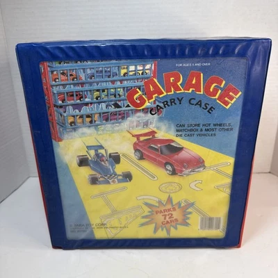 Tara Toy Corp Car Garage Carry Case Number  20700 Filled With 51 Vintage Cars - Image 1 of 4