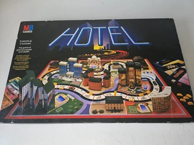 Vintage Hotel Board Game - MB Games - 1986 - Boxed with Instructions - Image 1 of 4