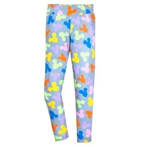 Disney Parks Topolino Palloncino Leggings Arcobaleno Disney World Disney Land Outfit L - Foto 1 di 4
