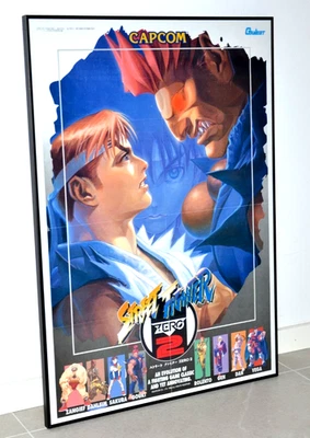Street Fighter Zero 2 - Poster size B2  - Capcom - Gamest Arcade 1996 Japan - Image 1 of 2