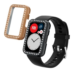 2x Kunststoff Hülle für Huawei Watch Fit Schutzrahmen  - Bild 1 von 7