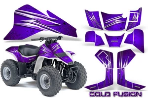 SUZUKI LT 80 LTZ80 CREATORX GRAPHICS KIT DECALS COLD FUSION PURPLE - Picture 1 of 1