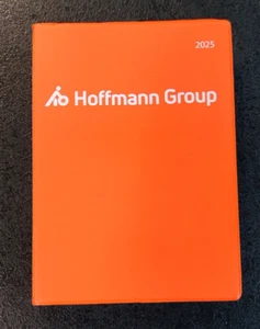 #610 Jahresplaner Kalender A6 Taschenkalender 2024 orange kariert neu 14x10 cm - Bild 1 von 2