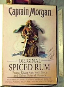VTG Captain Morgan 3D Sign Wall Decor 19”x13" Original Promo - Picture 1 of 6