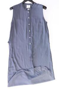 ✅ Vero Moda Blusenkleid für Damen Gr. 42, L Ärmellos grau aus Baumwolle ✅