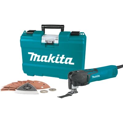 NEW Makita TM3010CX1 3.0 Amp 3.2 Degree Multi Tool W Tool Less Blade Change CASE - Image 1 of 4