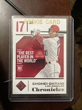 2018 Panini Chronicles - #30 Shohei Ohtani (RC)