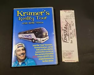 Kramer's Reality Tour DVD + Concert Ticket Both SIGNED - Picture 1 of 7