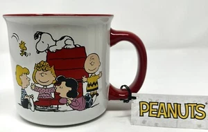 Peanuts Snoopy, Charlie Brown, Schroeder & Gang 21 oz Ceramic Mug New 2024 - Picture 1 of 5