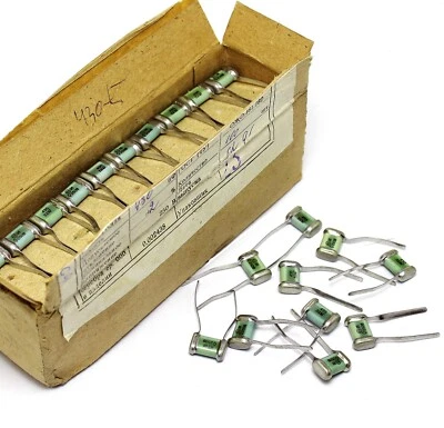 14pcs Silver Mica Capacitor 75pF - 0.01uF 250V SGM Tube Amp USSR NOS