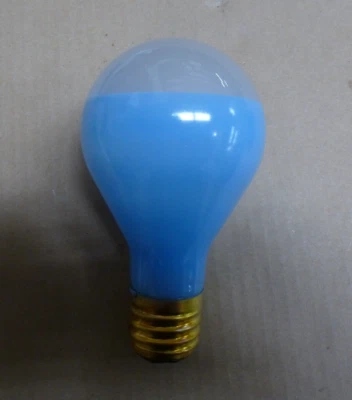 2 PACK 100-200-300 WATT 3-WAY PS25  BLUE NECK MOGUL BASE LIGHT BULBS MORTUARY - Image 1 of 3