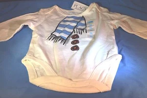 Unisex Nuevo con etiquetas Niños Lugar Gráfico Mangas Largas Body Blanco Talla 3-6 Meses - Imagen 1 de 4
