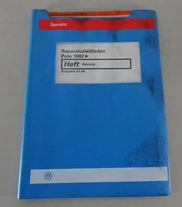 Manual de Taller / Guía Reparación VW Polo II 86c Desde 1982 Calefacción 01/94 - Imagen 1 de 2