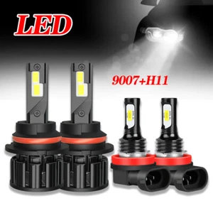 Faros antiniebla LED 9007 Hi/Lo+H11 6000K para Nissan Xterra 2005-2015 - Imagen 1 de 18