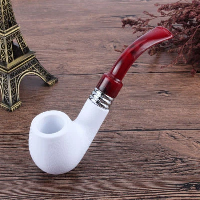 PIPA ECONOMICA RESINA IDEALE PER PRATICA NUOVA UNSMOKED PIPE PER FUMATORE 140mm - Immagine 1 di 4