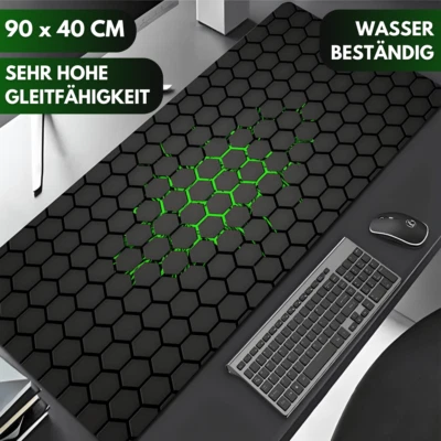 XXL Mousepad Mauspad Gaming Office Spiele Schreibtisch Unterlage Anti Rutsch - Bild 1 von 4