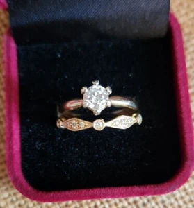 wedding sets for women 14k gold - Picture 1 of 11