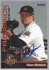 2010 Choice Frederick Keys Sean Gleason #08 IP autograph signed card