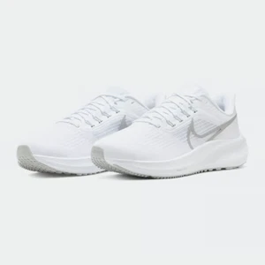 Nike Air Zoom Pegasus 39 White Silver US8.5 Mens (10W) Casual Running Shoes NEW✅ - Picture 1 of 9