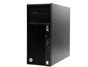 HP Z230 Tower Workstation Intel i7-4790 Custom GPU 4 GB RAM 128 GB SSD W10 Pro