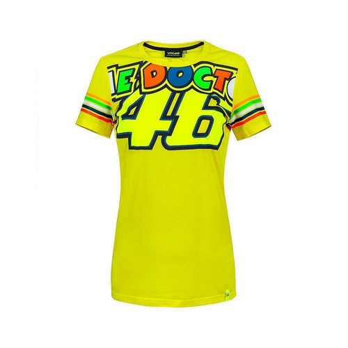 T shirt The Doctor VR46 donna collezione ufficiale Valentino Rossi situata in USA