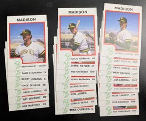 1987 ProCards Madison Huskies - You Pick 1 - Oakland Athletics A Minor League - Picture 1 of 49