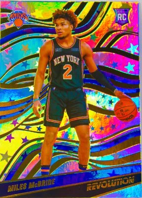 Miles McBride 2021-22 Revolution Basketball Astro Parallel Foil Rookie Card #116 - Image 1 of 3