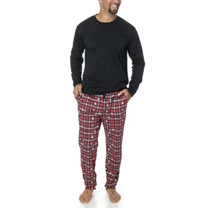 PEANUTS Mens' Cotton Snoopy Family Matching Pajamas 2-Piece Sets for Christmas - Picture 1 of 9