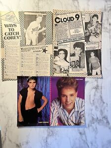 Corey Haim & Corey Feldman Pinup & Clipping From 80’s Teen Magazine. 