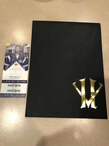 Authentic Kobe Bryant Retirement Letter SEALED Basketball Final Farewell Game Cover