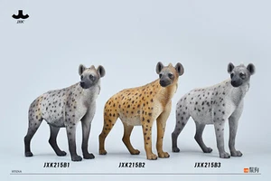 Figura de hienas JXK 1/6 hiena marrón GK modelo animal decoración adultos niños juguetes regalo de Navidad - Imagen 1 de 6