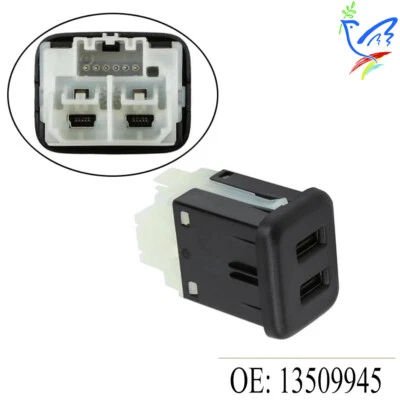 Puerto de cargador USB doble de alta calidad para Chevrolet Equinox GMC Terrain 2016-2022 Foto 1 de 4