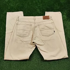 G-star Jeans Ronic Mens 34x34 Button Fly Cream White Straight Casual Loose Fit - Picture 1 of 17