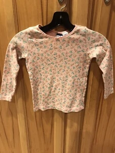 Sprockets Pink Floral Long Sleeve T Shirt Top Girls 5T - Picture 1 of 3