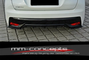 CUP difusor lateral enfoque SET NEGRO para Honda Civic MK9 Facelift Flap trasero - Imagen 1 de 12