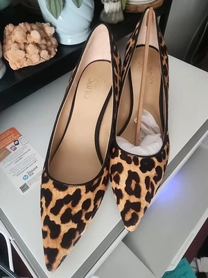 Mujer Franco Sarto Alicia 2 Cabello Camel Estampado Leopardo Tacones de Cuña Talla 7.5M Foto 1 de 4