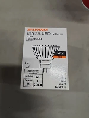 Sylvania 78420 7 W 82 CRI 3000 K 525 lm MR16 Dimmable LED Directional Lamp 6ct - Image 1 of 2