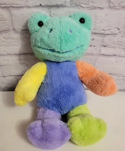 Costruisci Un Orso Colori Felici Rana Peluche Colorblock Primavera Multicolore Imbottito 2023 - Foto 1 di 6