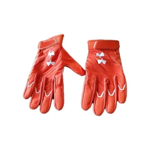 Football Gloves Red Under armor Size 3XL - Picture 1 of 5