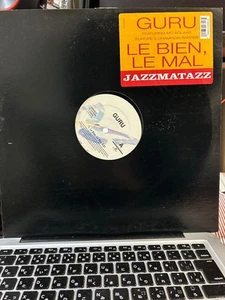 Guru Feat.Mc Solaar - Le Bien Mal 12Inch Jazz Hip Hop Complete Shape - Picture 1 of 3