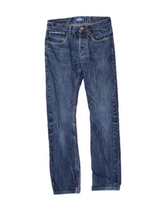 ADIDAS Womens Straight Jeans W31 L34 Blue AQ04 - Picture 1 of 3