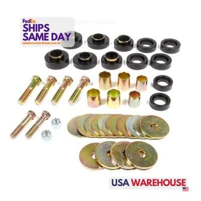 Prothane 7-139BL, Kit Poliuretano Negro Se Adapta 67-81 Camaro Body Mount Kit Perfor Foto 1 de 4