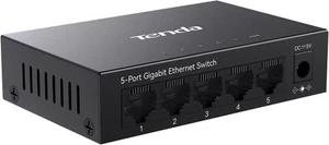5-Port Gigabit Unmanaged Switch – Reliable Network Expansion (Black) - Picture 1 of 5
