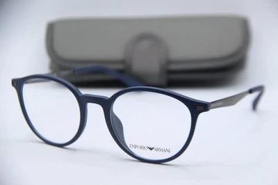 NUEVAS GAFAS EMPORIO ARMANI EA 3188U 5088 MONTURAS AUTÉNTICAS AZULES GUNMETAL 51-20 Foto 1 de 4