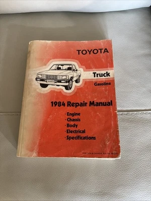 84 Toyota Truck Repair Manual - Image 1 of 2