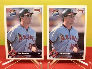 1993 Donruss Rated Rookie Tim Salmon RC #176 2x Angels - Picture 1 of 2