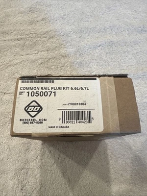 Enchufe de riel de combustible BD diésel 1050071 para Duramax 6,6 L 04,5-10 / Cummins 6,7 L 07,5-18 Foto 1 de 3